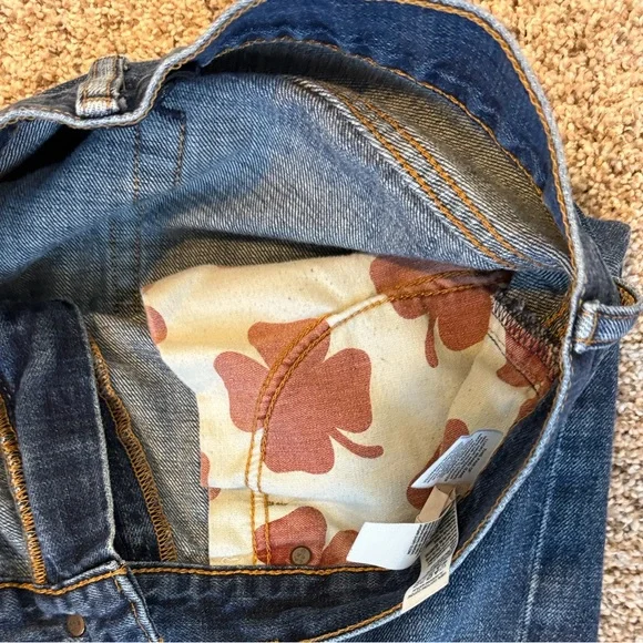 Lucky Brand Men's Medium Blue Straight Jeans - Picture 5 of 7